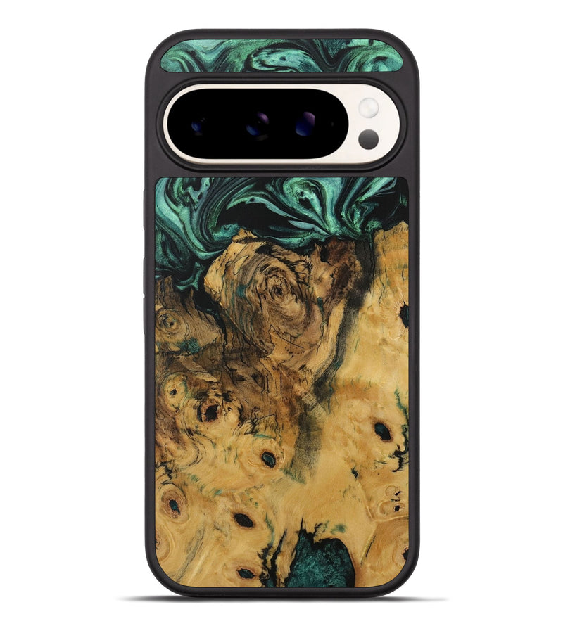 Pixel 9 Pro XL Wood Phone Case - Ciji (Green, 729687)