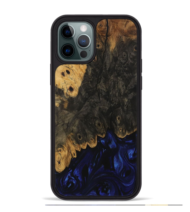 iPhone 12 Pro Max Wood Phone Case - Junior (Blue, 729701)