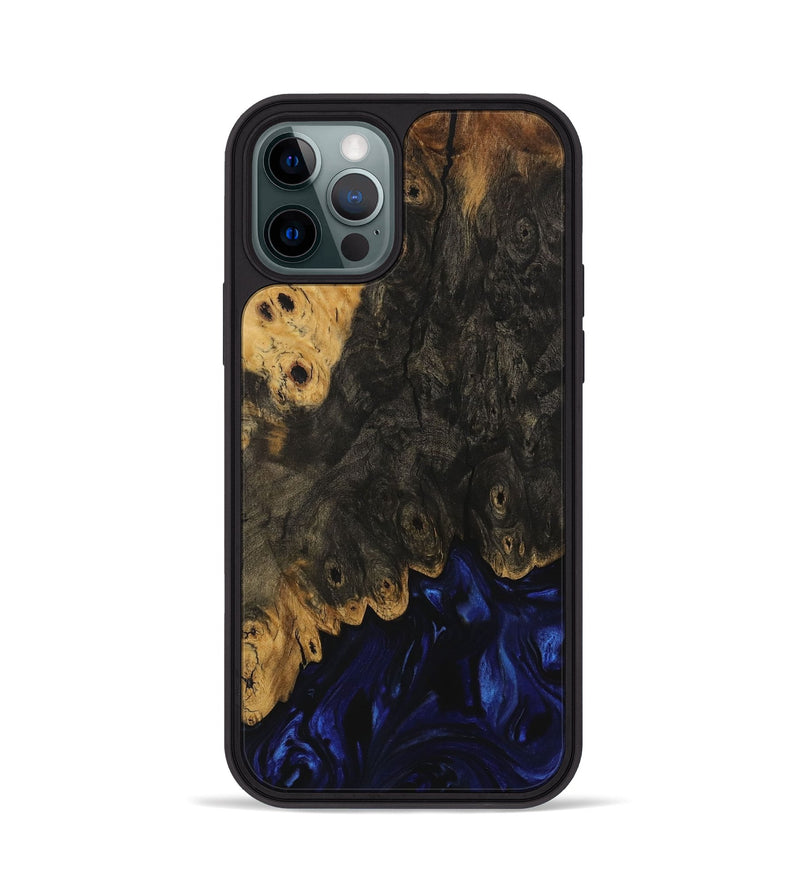 iPhone 12 Pro Wood Phone Case - Junior (Blue, 729701)