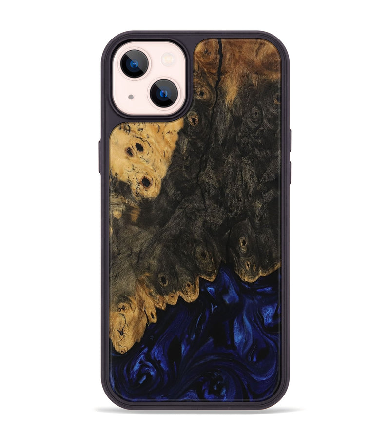 iPhone 14 Plus Wood Phone Case - Junior (Blue, 729701)