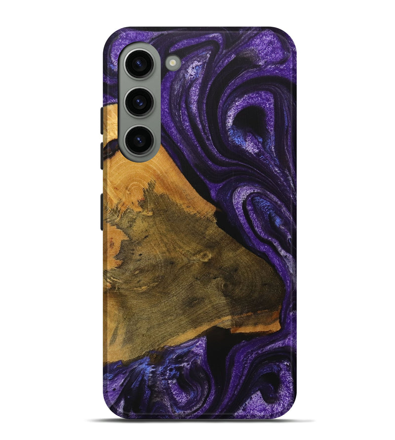 Galaxy S23 Plus Wood Live Edge Phone Case - Hien (Purple, 729719)