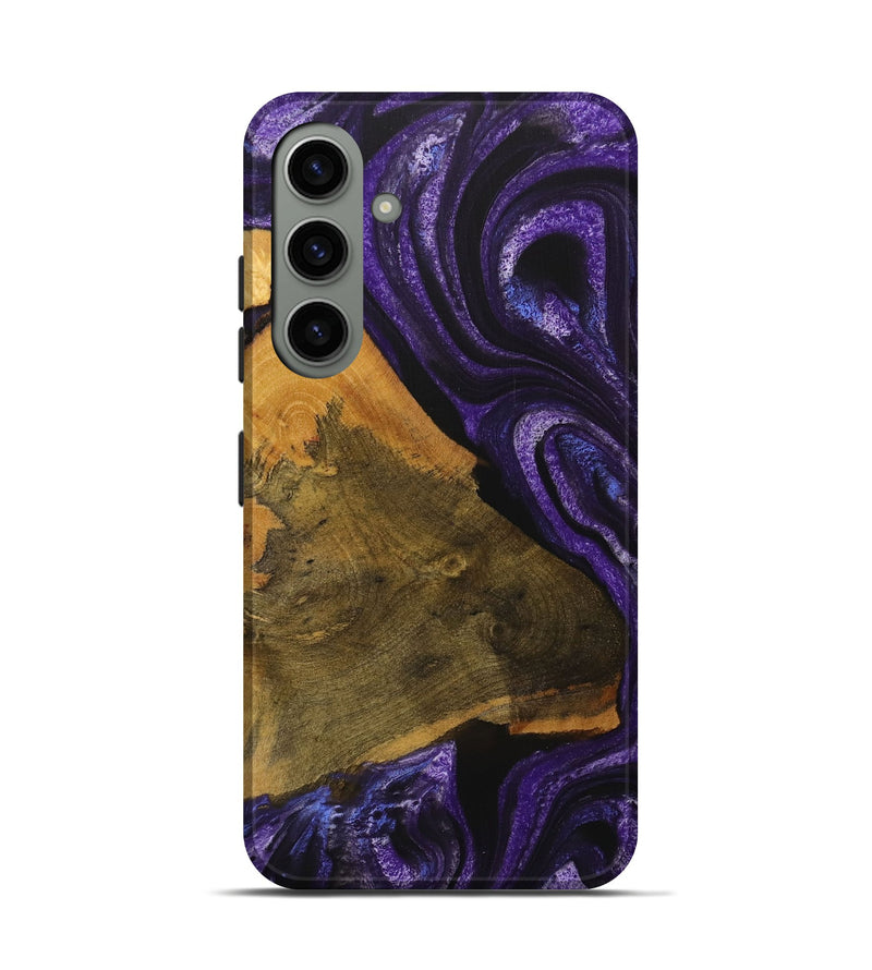 Galaxy S24 Wood Live Edge Phone Case - Hien (Purple, 729719)