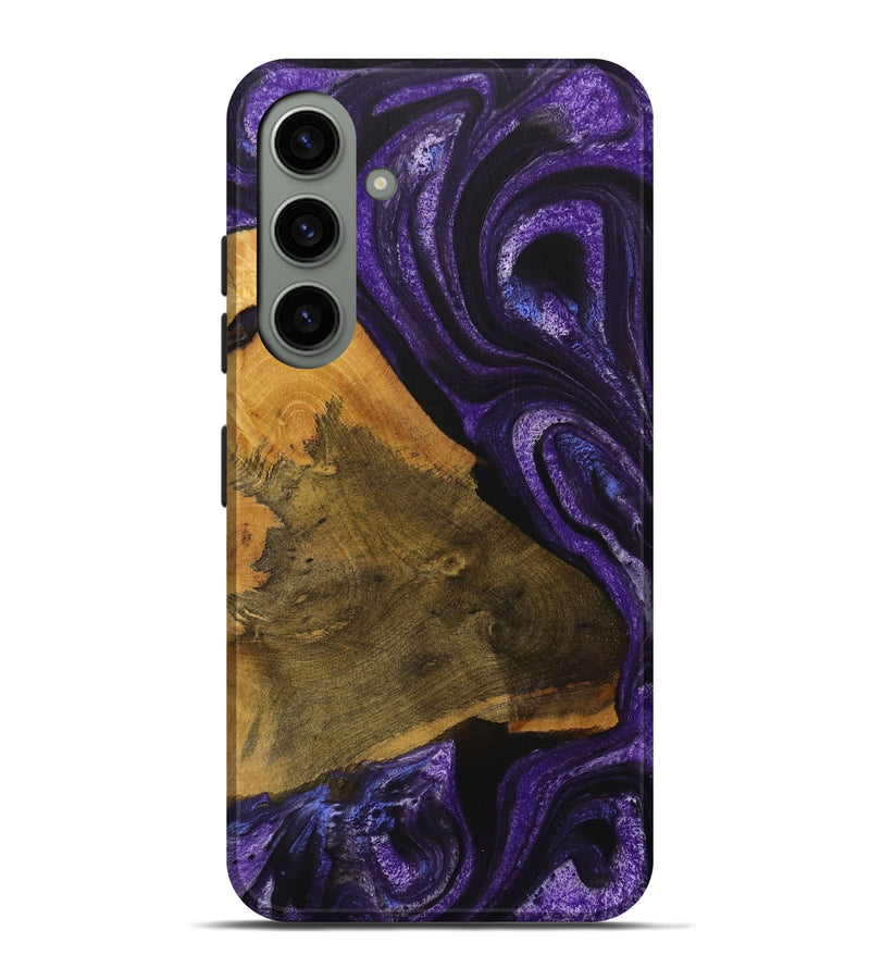 Galaxy S24 Plus Wood Live Edge Phone Case - Hien (Purple, 729719)