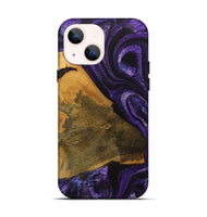 iPhone 13 Wood Live Edge Phone Case - Hien (Purple, 729719)