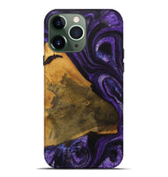 iPhone 13 Pro Max Wood Live Edge Phone Case - Hien (Purple, 729719)