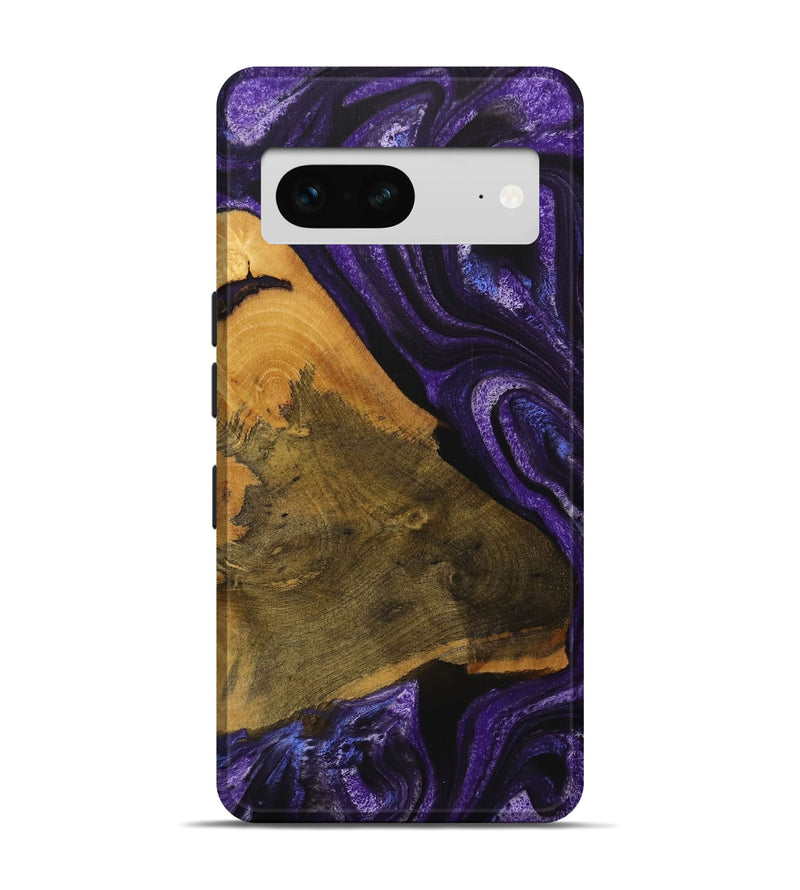 Pixel 7 Wood Live Edge Phone Case - Hien (Purple, 729719)