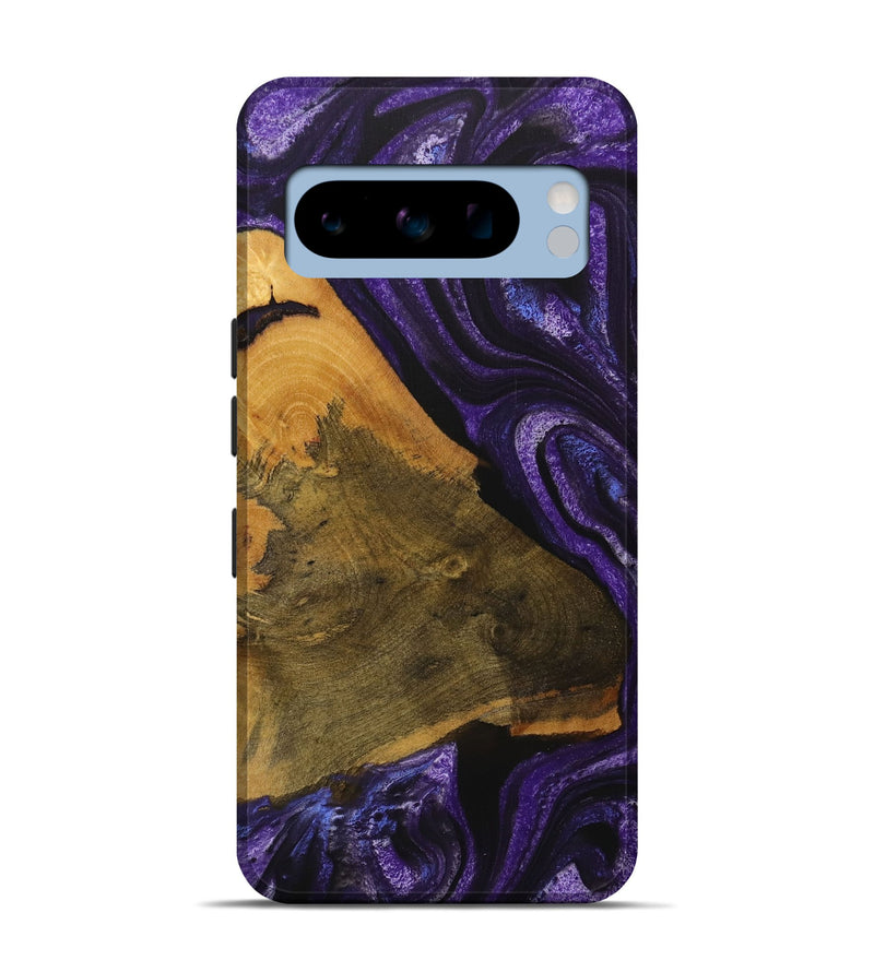 Pixel 8 Pro Wood Live Edge Phone Case - Hien (Purple, 729719)