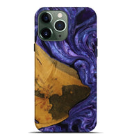 iPhone 13 Pro Max Wood Live Edge Phone Case - Xiomara (Purple, 729723)