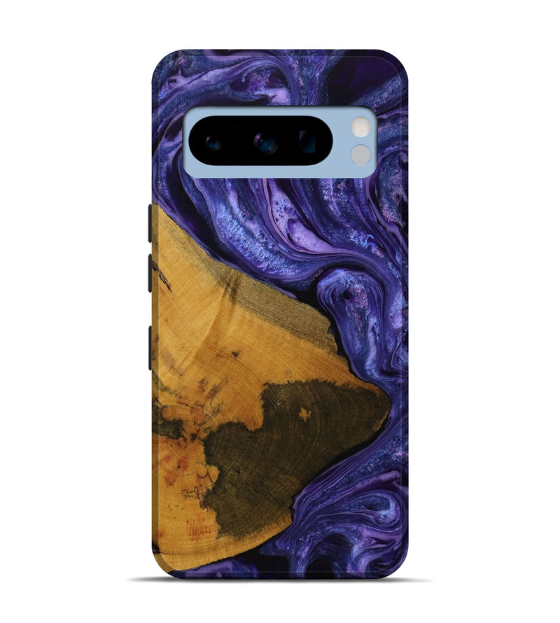 Pixel 8 Pro Wood Live Edge Phone Case - Xiomara (Purple, 729723)