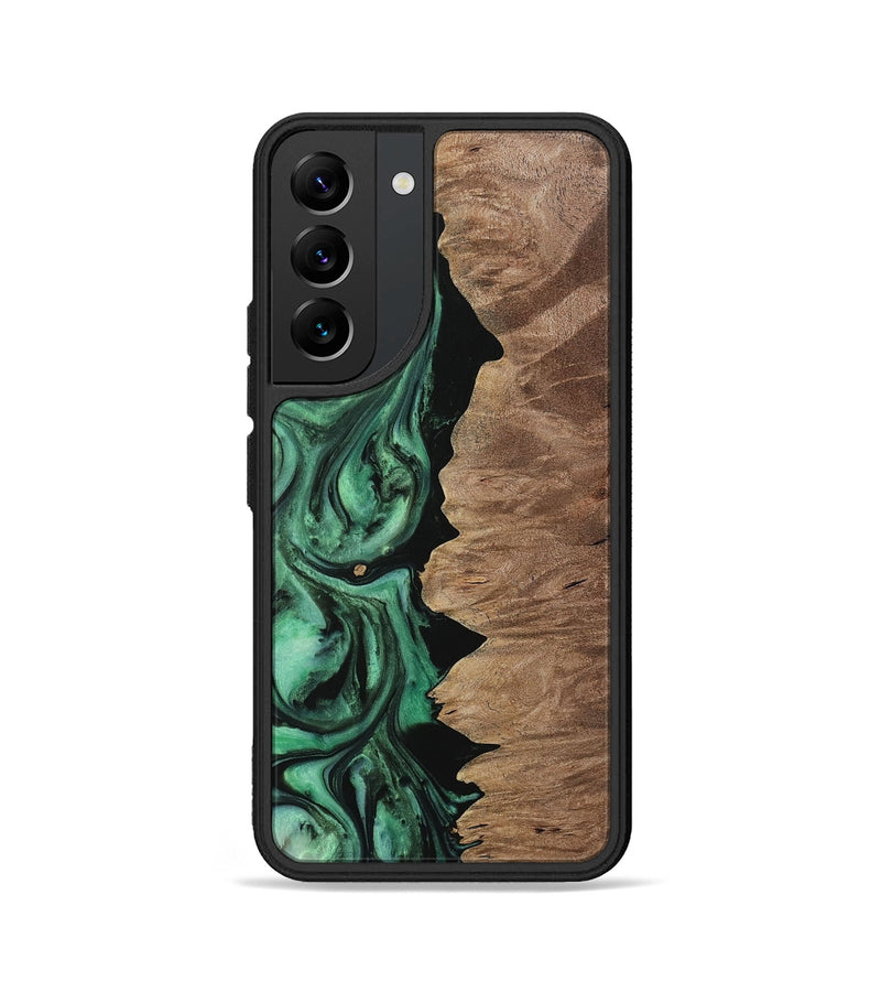 Galaxy S22 Wood Phone Case - Howie (Green, 729753)