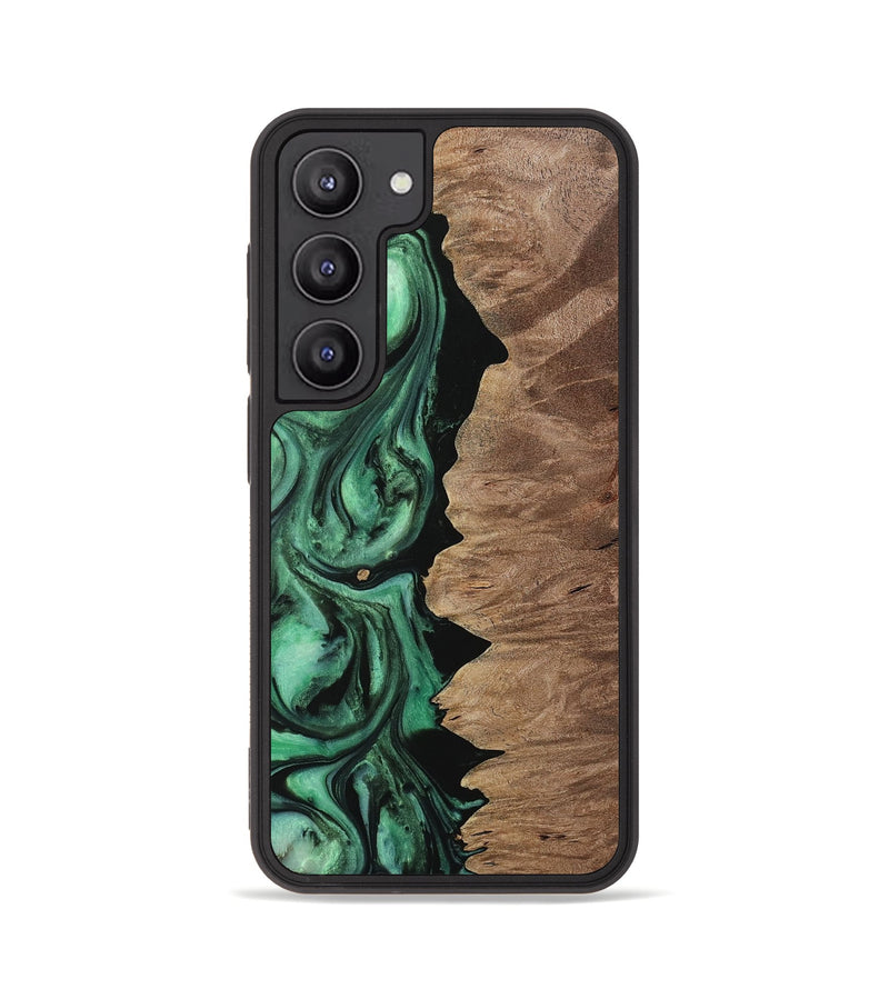 Galaxy S23 Wood Phone Case - Howie (Green, 729753)