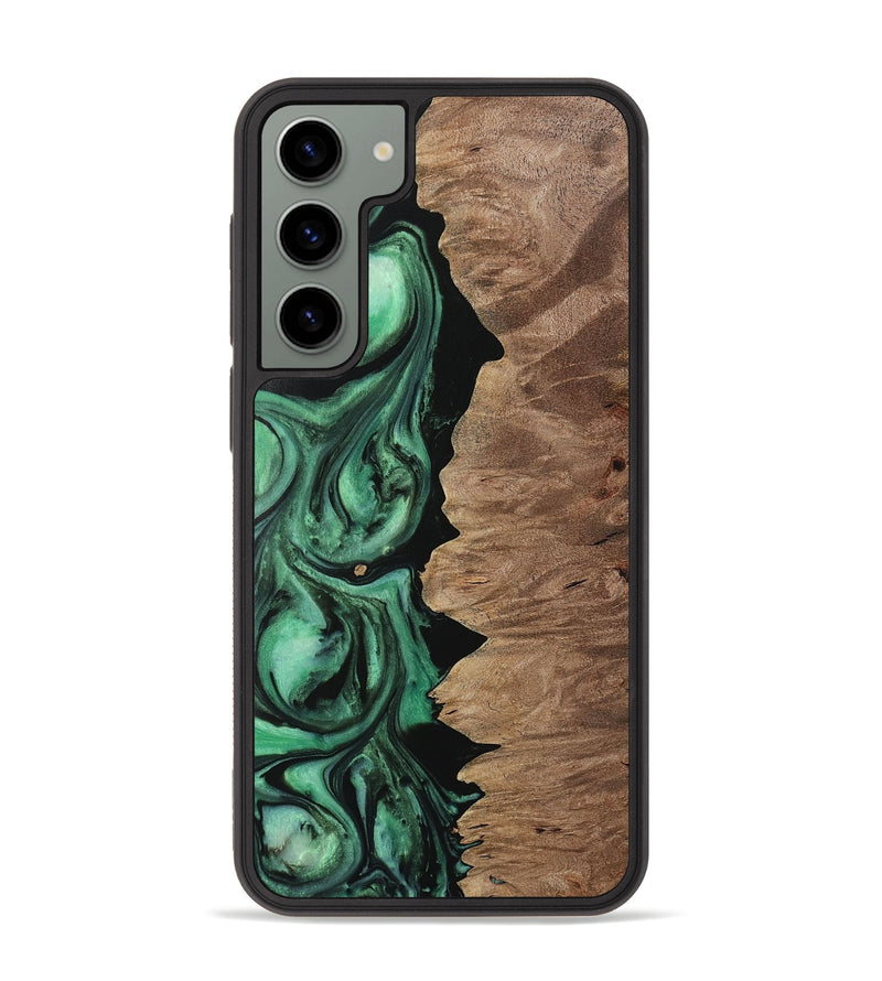 Galaxy S23 Plus Wood Phone Case - Howie (Green, 729753)