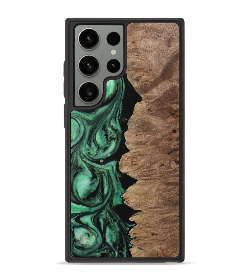 Galaxy S23 Ultra Wood Phone Case - Howie (Green, 729753)