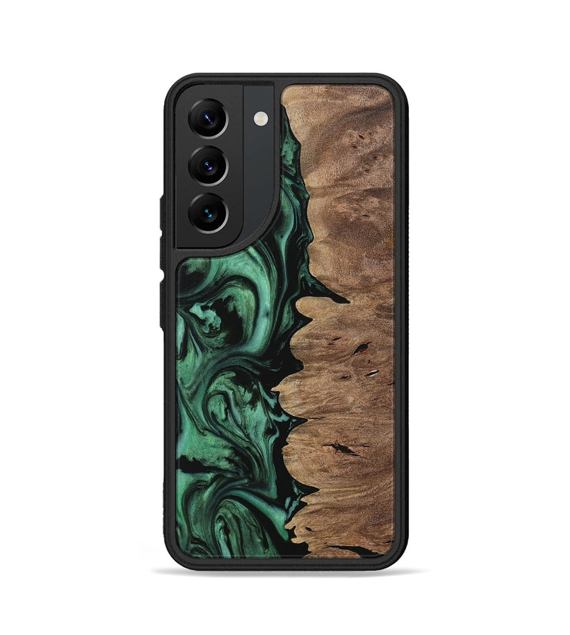 Galaxy S22 Wood Phone Case - Einar (Green, 729764)