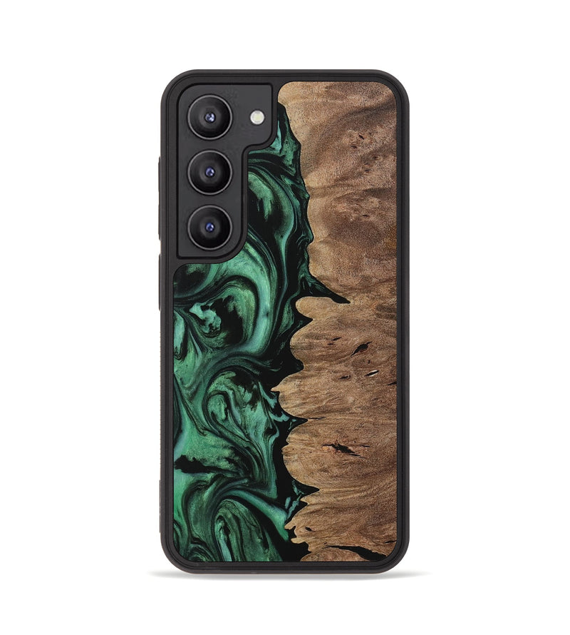 Galaxy S23 Wood Phone Case - Einar (Green, 729764)