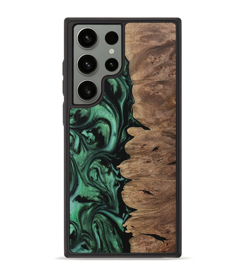 Galaxy S23 Ultra Wood Phone Case - Einar (Green, 729764)