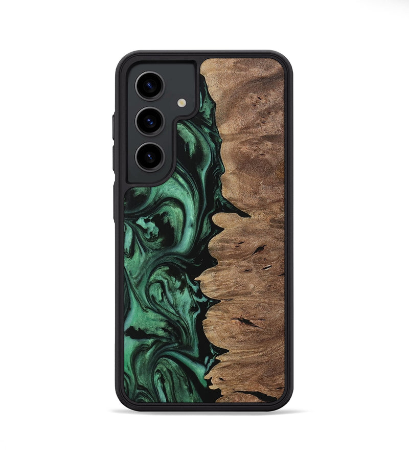 Galaxy S24 Wood Phone Case - Einar (Green, 729764)