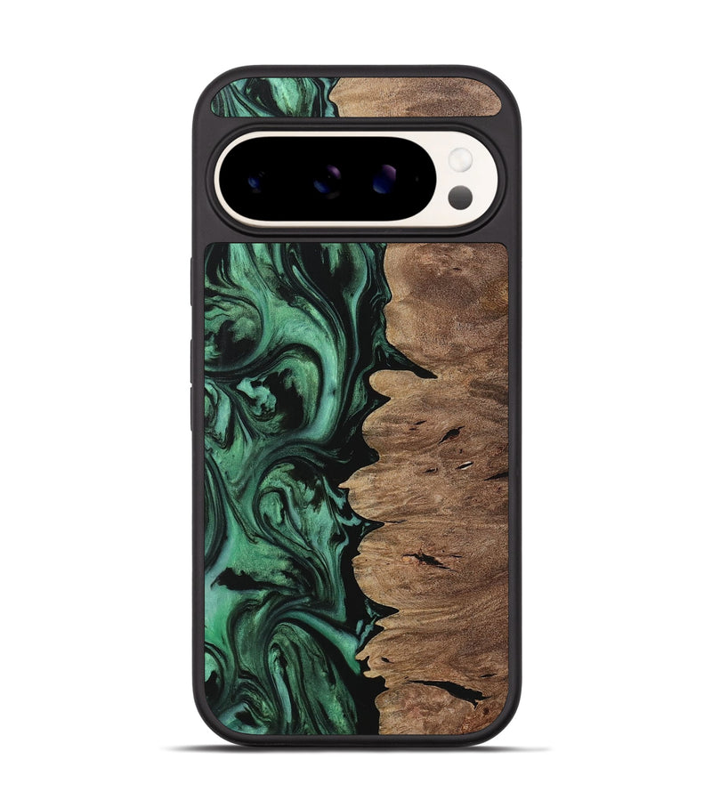 Pixel 9 Wood Phone Case - Einar (Green, 729764)