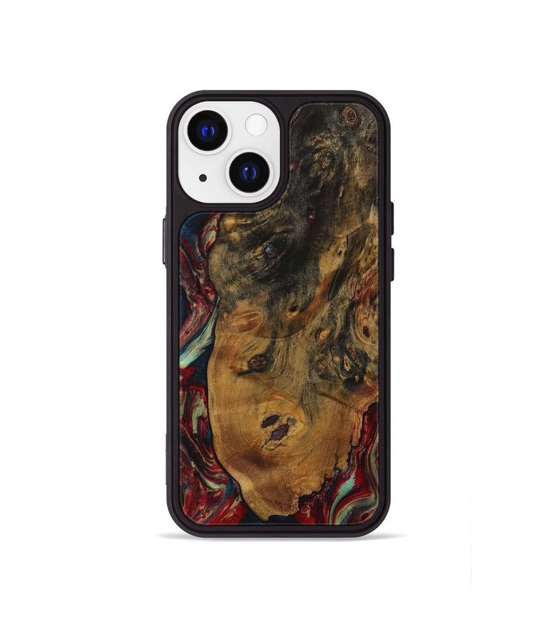 iPhone 13 mini Wood Phone Case - Adriel (Red, 729781)