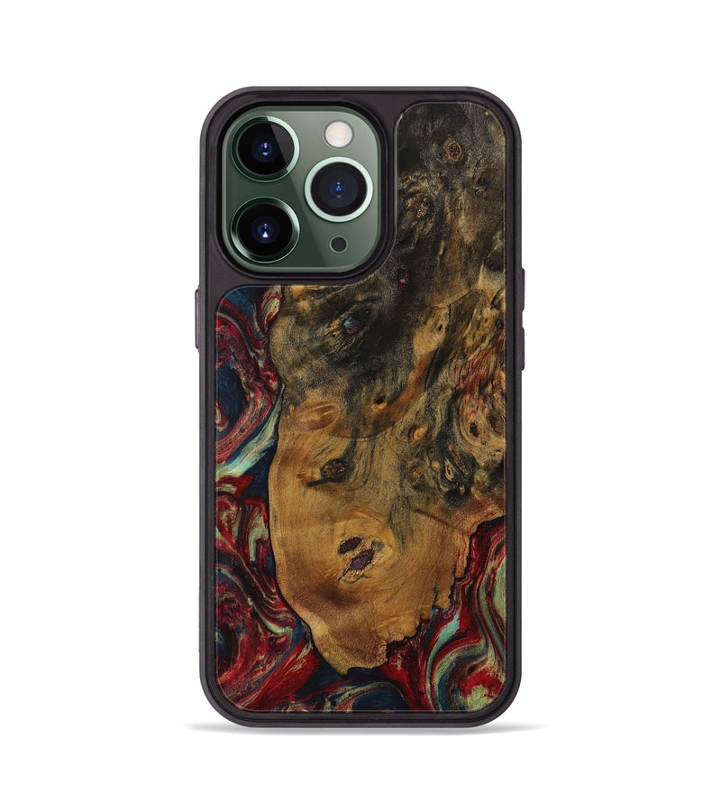 iPhone 13 Pro Wood Phone Case - Adriel (Red, 729781)