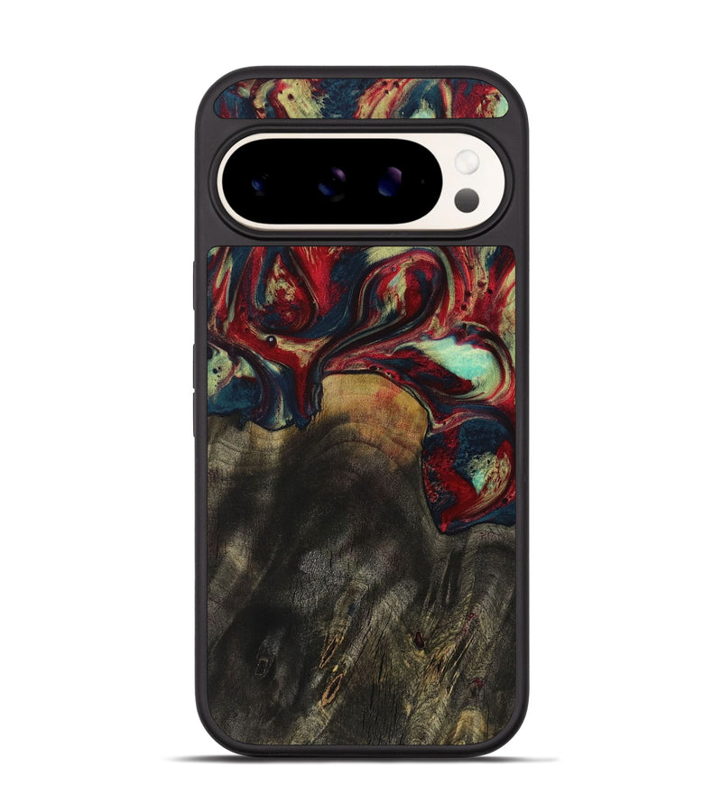 Pixel 9 Pro Wood Phone Case - Kinna (Red, 729782)