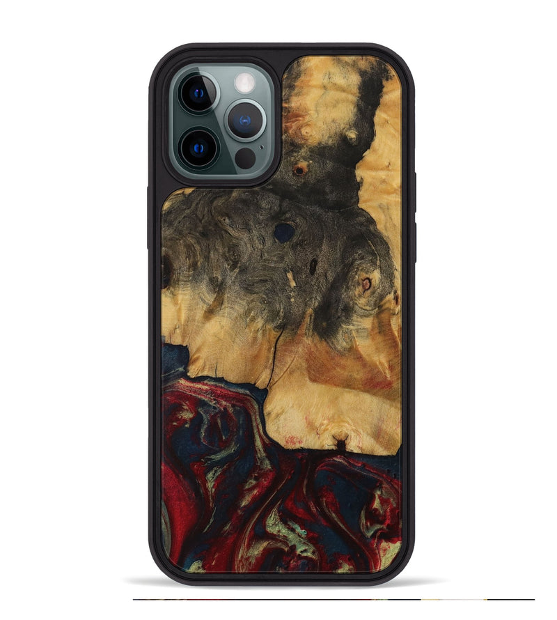 iPhone 12 Pro Max Wood Phone Case - Wilkin (Red, 729816)