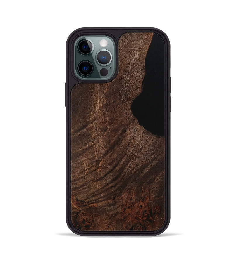 iPhone 12 Pro Wood Phone Case - Almond (Wood Burl, 729818)