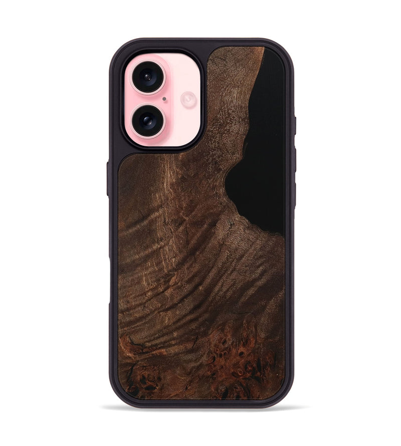 iPhone 16 Wood Phone Case - Almond (Wood Burl, 729818)