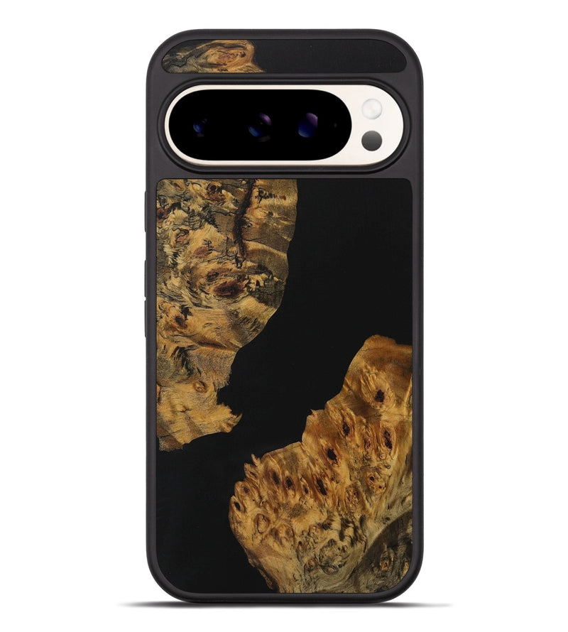 Pixel 9 Pro XL Wood Phone Case - Alyssia (Pure Black, 729832)