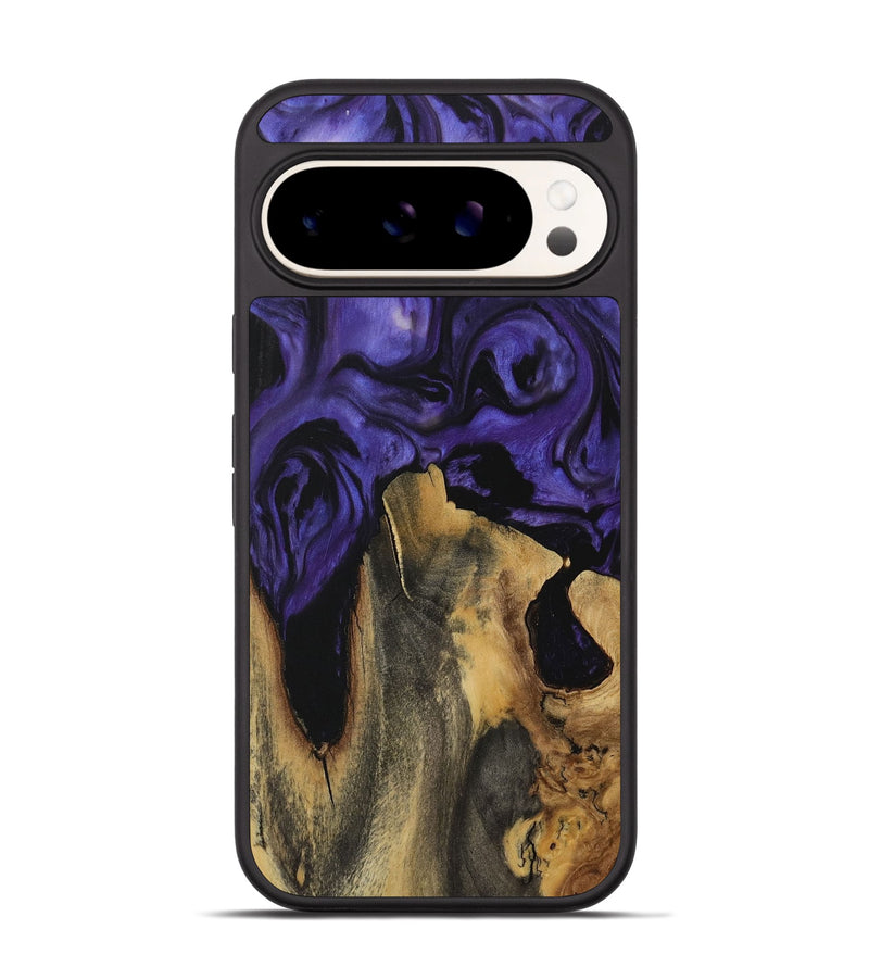 Pixel 9 Pro Wood Phone Case - Birgit (Purple, 729844)