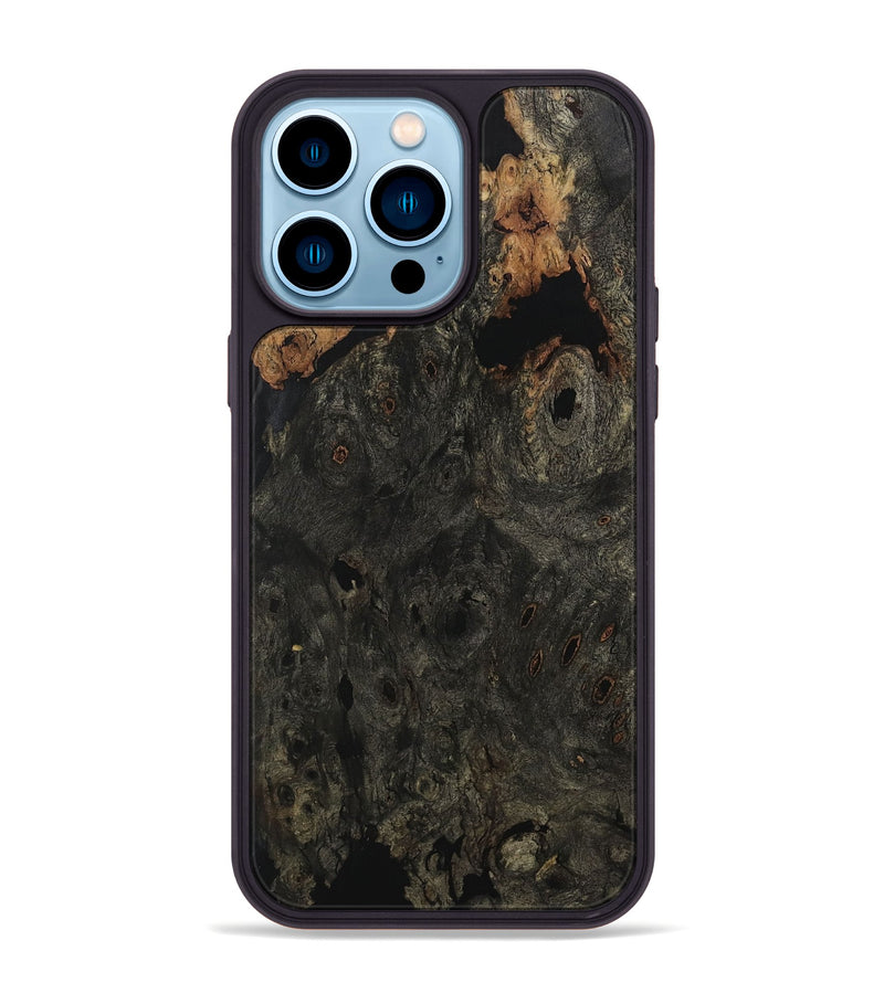 iPhone 14 Pro Max Wood Phone Case - Roel (Wood Burl, 729850)