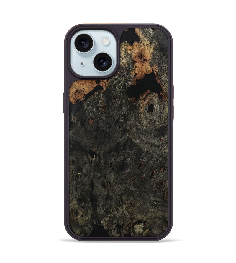 iPhone 15 Wood Phone Case - Roel (Wood Burl, 729850)