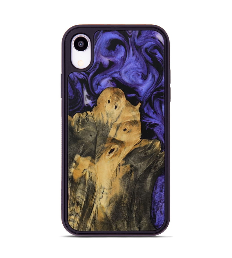 iPhone Xr Wood Phone Case - Major (Purple, 729861)