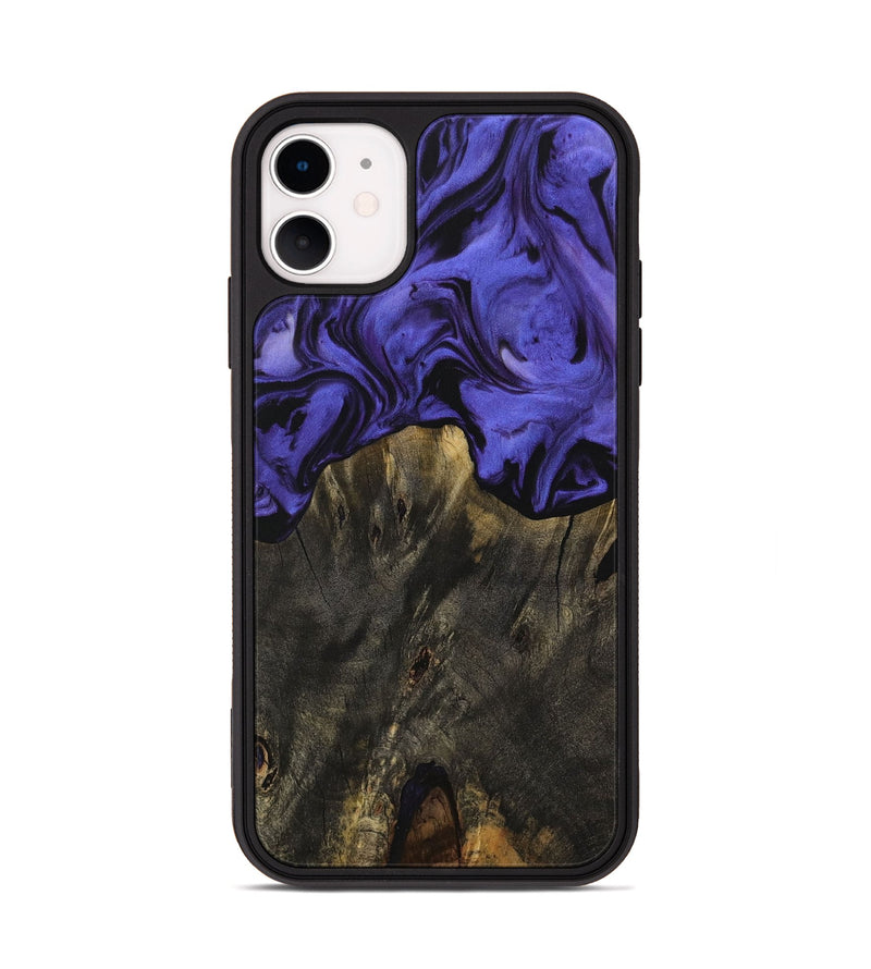 iPhone 11 Wood Phone Case - Isadore (Purple, 729862)