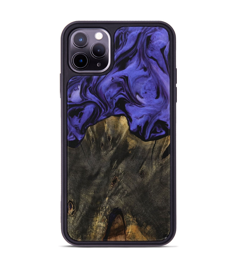 iPhone 11 Pro Max Wood Phone Case - Isadore (Purple, 729862)