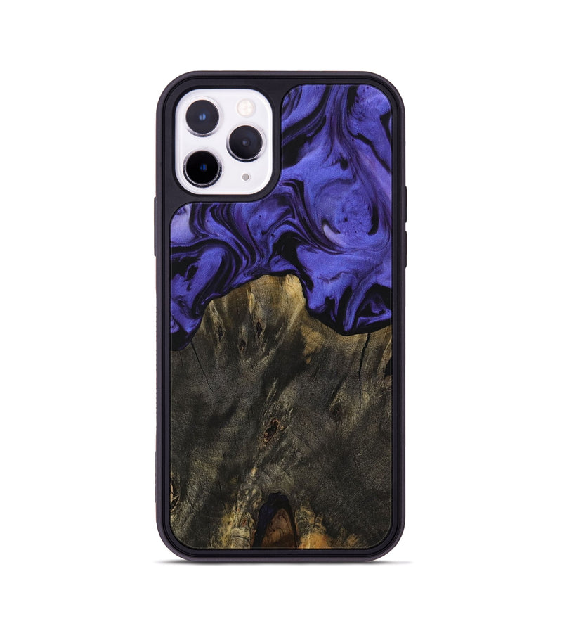 iPhone 11 Pro Wood Phone Case - Isadore (Purple, 729862)