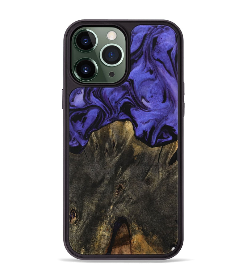 iPhone 13 Pro Max Wood Phone Case - Isadore (Purple, 729862)