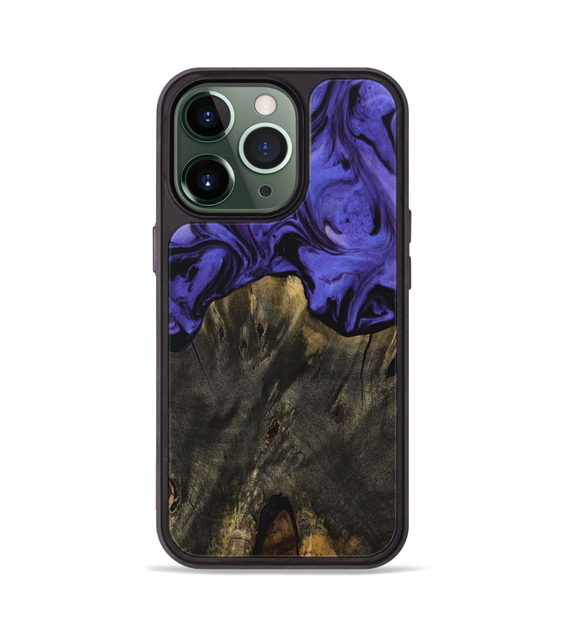 iPhone 13 Pro Wood Phone Case - Isadore (Purple, 729862)