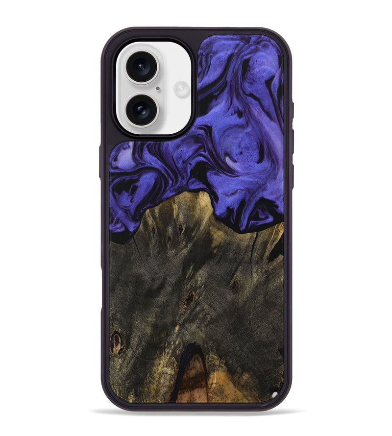 iPhone 16 Plus Wood Phone Case - Isadore (Purple, 729862)