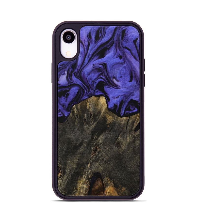 iPhone Xr Wood Phone Case - Isadore (Purple, 729862)