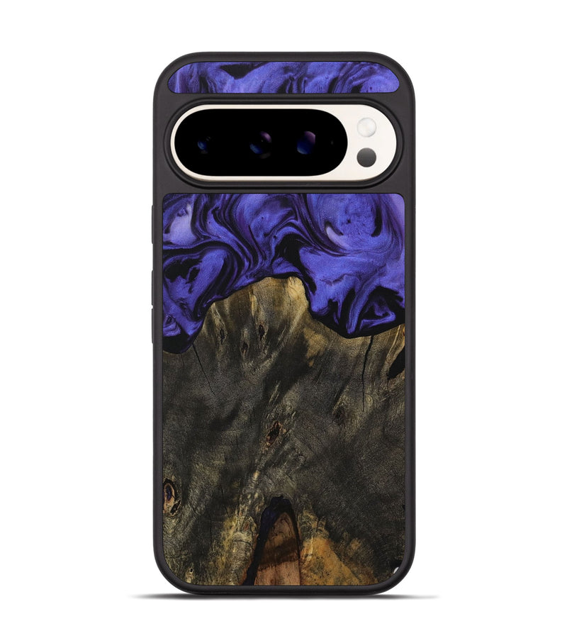 Pixel 9 Wood Phone Case - Isadore (Purple, 729862)