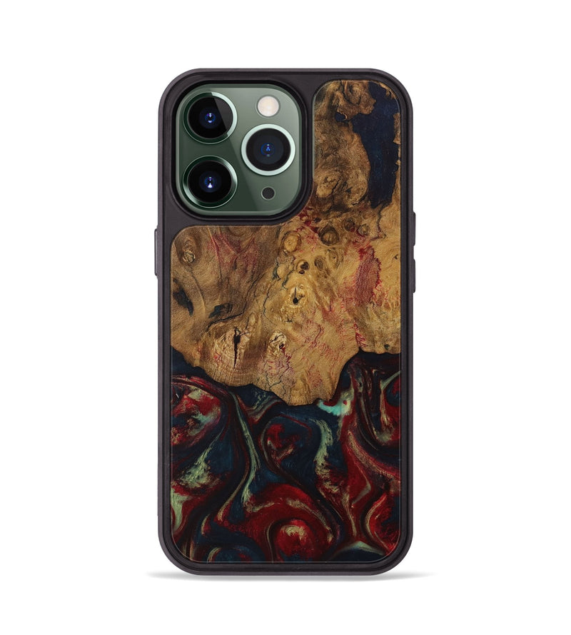 iPhone 13 Pro Wood Phone Case - Grata (Red, 729876)