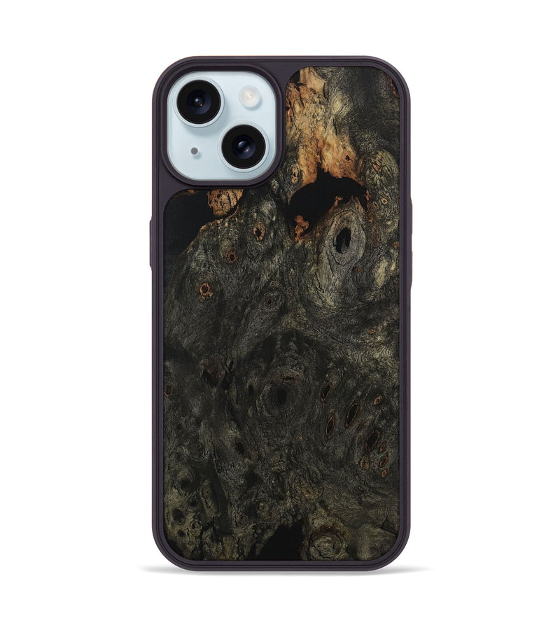 iPhone 15 Wood Phone Case - Parrish (Wood Burl, 729888)