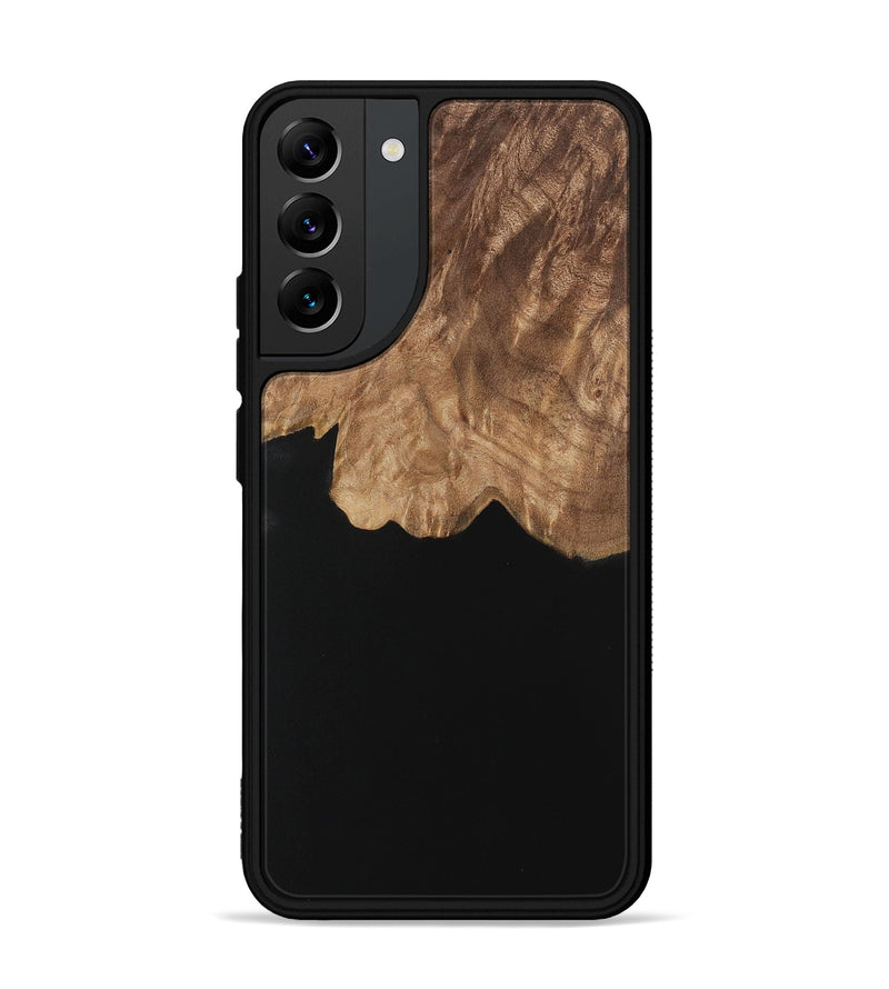 Galaxy S22 Plus Wood Phone Case - Jillian (Pure Black, 729926)