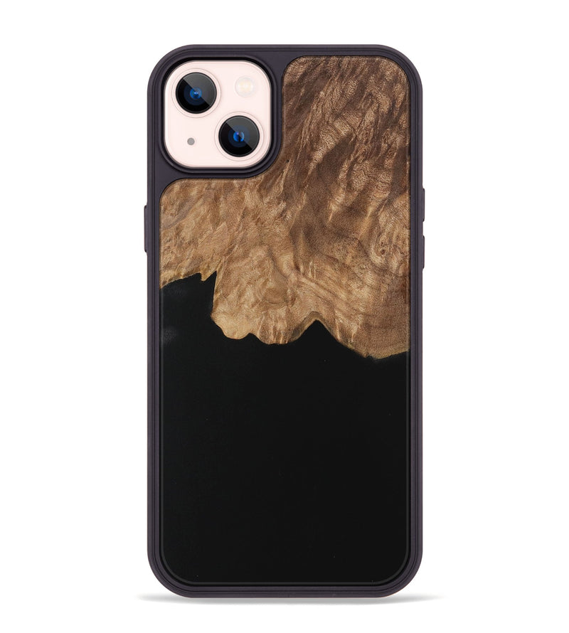 iPhone 14 Plus Wood Phone Case - Jillian (Pure Black, 729926)