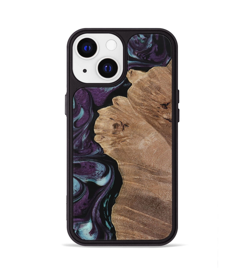 iPhone 13 Wood Phone Case - Nile (Purple, 729932)