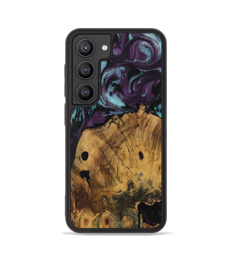 Galaxy S23 Wood Phone Case - Drucie (Purple, 729933)