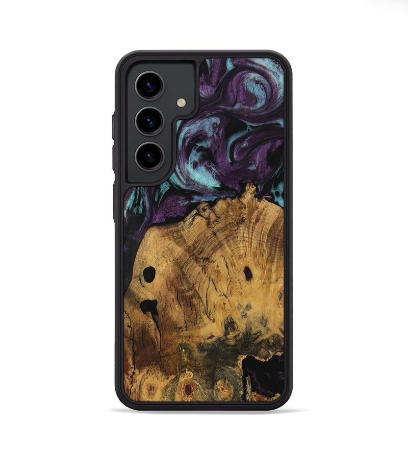 Galaxy S24 Wood Phone Case - Drucie (Purple, 729933)