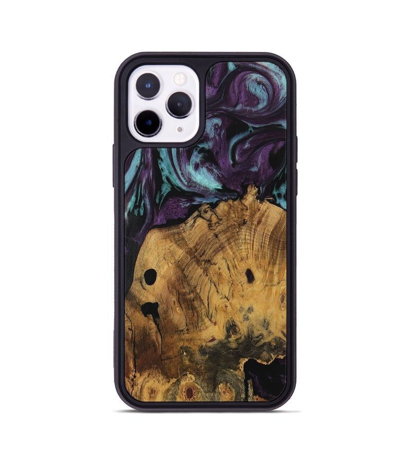 iPhone 11 Pro Wood Phone Case - Drucie (Purple, 729933)