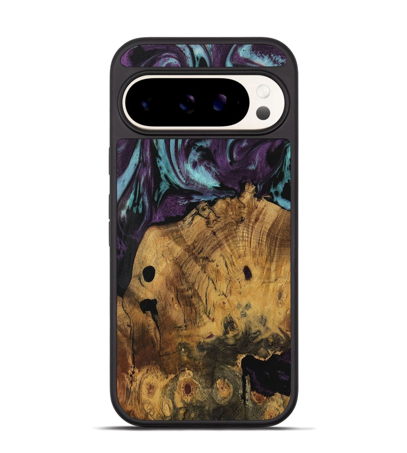 Pixel 9 Pro Wood Phone Case - Drucie (Purple, 729933)